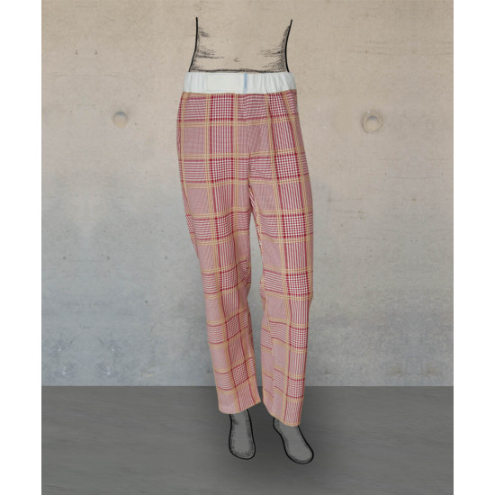 Tartan sales chef trousers